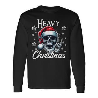 Christmas Skull Christmas Heavy Xmas Skeleton Langarmshirts - Geschenkecke