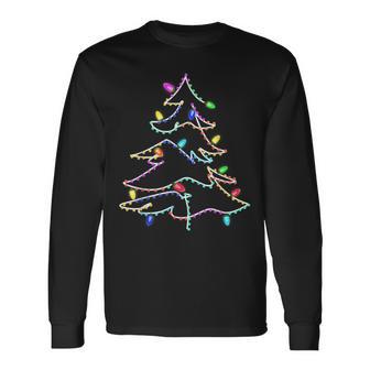 Christmas Tree Fairy Lights Christmas Tree Winter Langarmshirts - Geschenkecke