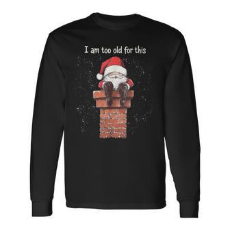 Christmas Tree Christmas Santa Chimney Christmas Langarmshirts - Geschenkecke