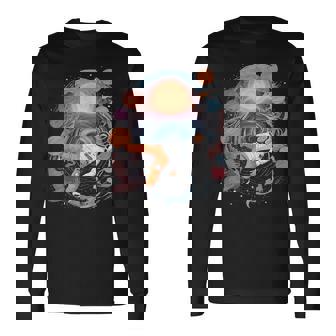 Ciencia Ficción Aventura Astronautas Espacio Cosmos Camiseta de manga larga - Regaloses