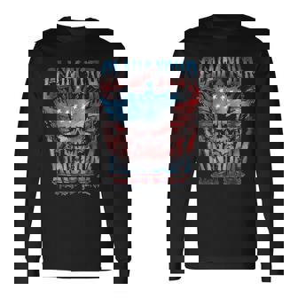 Claim Your Kingdoms Nightmares Vintage American Flag Dream Long Sleeve T-Shirt | Mazezy