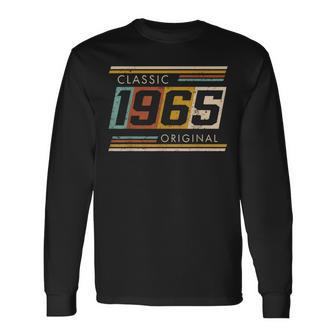 Classic 1965 Originalintage Birthday Est 1965 Edition Langarmshirts - Geschenkecke