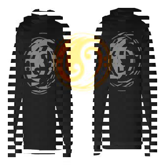 Clef De Basse Pour Bassiste Yin Yang T-shirt à manches longues - Cadeauxyz