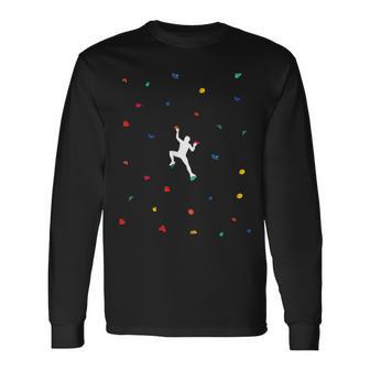 Climbing And Bouldering In The Climbing Hall Langarmshirts - Geschenkecke