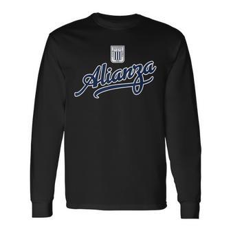 Club Alianza Swoosh Lima Perú Camiseta de manga larga - Regaloses