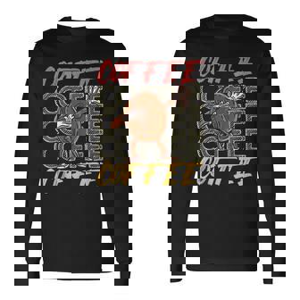 Coffee Barista Bean Espresso Cappuccino Coffee Machine Office Tank Top Long Sleeve T-Shirt - Monsterry