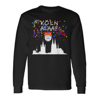 Cologne Alaaf City Cologne Carnival Carnival Party Langarmshirts - Geschenkecke