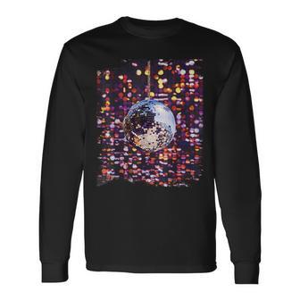 Colourful Disco Ball Retrointage Club 70S Langarmshirts - Geschenkecke