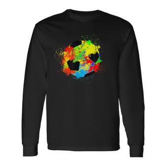 Colourful Football Ball Langarmshirts - Geschenkecke