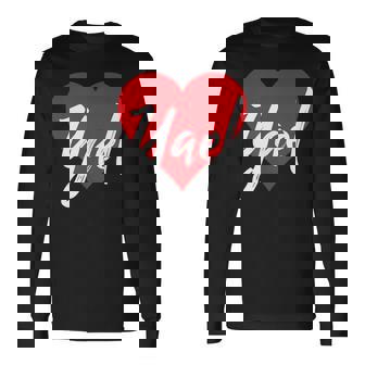 Con El Nombre I Love Yael I Heart Named Camiseta de manga larga - Regaloses
