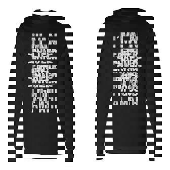 Con Texto En Inglés I'm An Engineer I'm Good At Math Camiseta de manga larga - Regaloses
