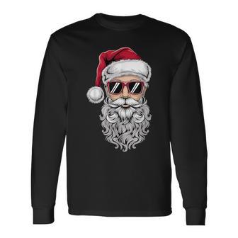 Cool Christmas Cool Santa Claus Christmas Langarmshirts - Geschenkecke