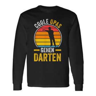 Cool Opas Going Dart Grandpa Dart Langarmshirts - Geschenkecke