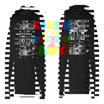 Cousin Of The Birthday Boy Game Gaming Family Matching Long Sleeve T-Shirt | Seseable CA