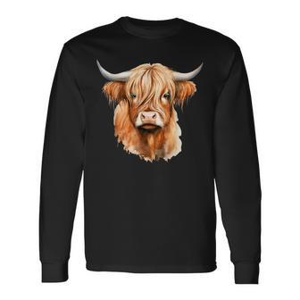 Cow Highland Cow Cow Costume Highland Cow Langarmshirts - Geschenkecke