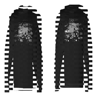 Creepy Cute Bunny Rabbits Alt Goth Grunge Horror Aesthetic Long Sleeve T-Shirt - Seseable