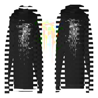 Cubo Magico Rubik Camiseta de manga larga - Regaloses