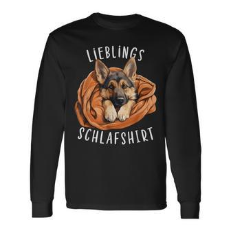 Cute Dog Official Favourite Sleep Shepherd Langarmshirts - Geschenkecke