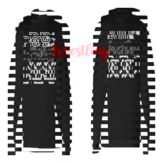 Cute Proud Wrestling Mimi Mother's Day Christmas Long Sleeve T-Shirt - Monsterry