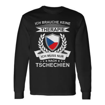 Czech Republic Holiday Fans Souvenir Czech Flag Cz Langarmshirts - Geschenkecke