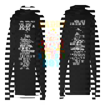Daddy Of The Birthday For Boy Circus Carnival Theme Party Long Sleeve T-Shirt - Thegiftio