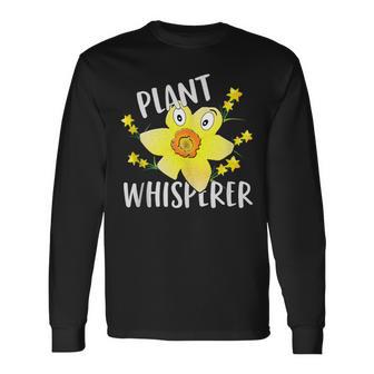 Daffodil Plant Whisperer Gardening And Flowers Narcissus Tank Top Long Sleeve T-Shirt - Monsterry UK