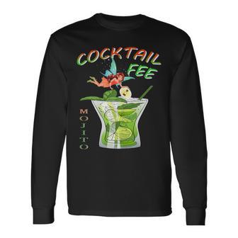 Damen Cocktail Fee Kostüm Langarmshirts - Geschenkecke