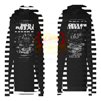 Das Ist Ein Amman Ding Das Würdest Du Nicht Verstehen Amman Name Langarmshirts - Seseable