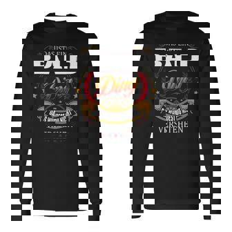 Das Ist Ein Bald Ding Das Würdest Du Nicht Verstehen Bald Name Langarmshirts - Seseable