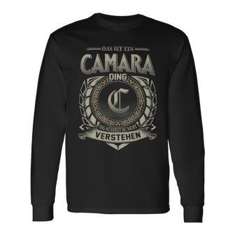 Das Ist Ein Camara Ding Camara Name Langarmshirts - Geschenkecke