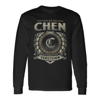 Das Ist Ein Chen Ding Chen Name Langarmshirts - Geschenkecke