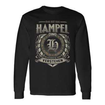 Das Ist Ein Hampel Ding Hampel Name Langarmshirts - Geschenkecke