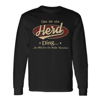 Das Ist Ein Herd Ding Das Würdest Du Nicht Verstehen Herd Name Langarmshirts - Geschenkecke