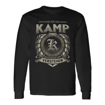 Das Ist Ein Kamp Ding Kamp Name Langarmshirts - Geschenkecke