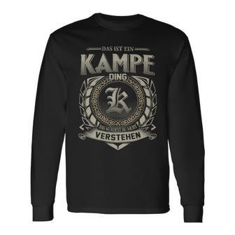 Das Ist Ein Kampe Ding Kampe Name Langarmshirts - Geschenkecke