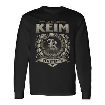 Das Ist Ein Keim Ding Keim Name Langarmshirts - Geschenkecke