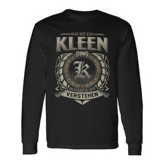 Das Ist Ein Kleen Ding Kleen Name Langarmshirts - Geschenkecke