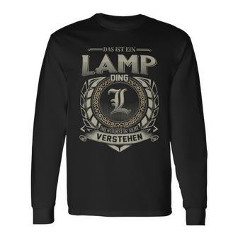 Das Ist Ein Lamp Ding Lamp Name Langarmshirts - Geschenkecke