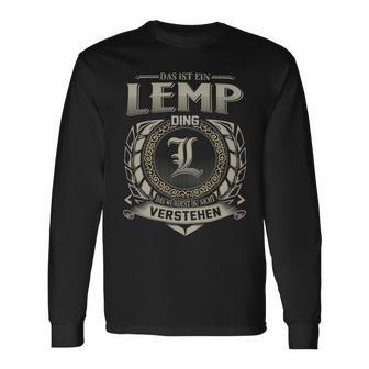 Das Ist Ein Lemp Ding Lemp Name Langarmshirts - Geschenkecke