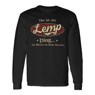 Das Ist Ein Lemp Ding Das Würdest Du Nicht Verstehen Lemp Name Langarmshirts - Geschenkecke