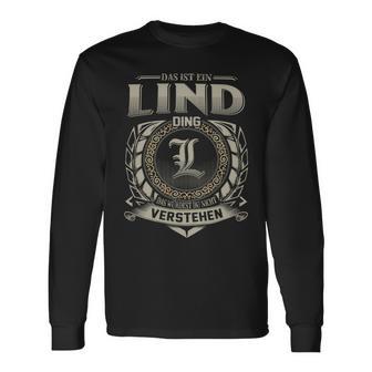 Das Ist Ein Lind Ding Lind Name Langarmshirts - Geschenkecke