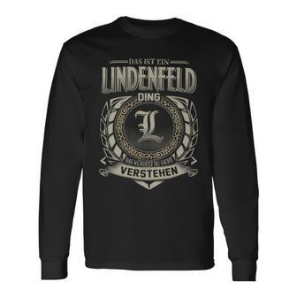 Das Ist Ein Lindenfeld Ding Lindenfeld Name Langarmshirts - Geschenkecke