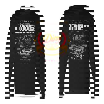 Das Ist Ein Lindner Ding Das Würdest Du Nicht Verstehen Lindner Name Langarmshirts - Seseable