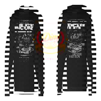 Das Ist Ein Merry Ding Das Würdest Du Nicht Verstehen Merry Name Langarmshirts - Seseable