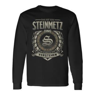 Das Ist Ein Steinmetz Ding Steinmetz Name Langarmshirts - Geschenkecke