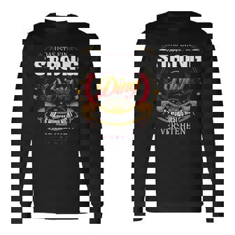 Das Ist Ein Strong Ding Das Würdest Du Nicht Verstehen Strong Name Langarmshirts - Seseable