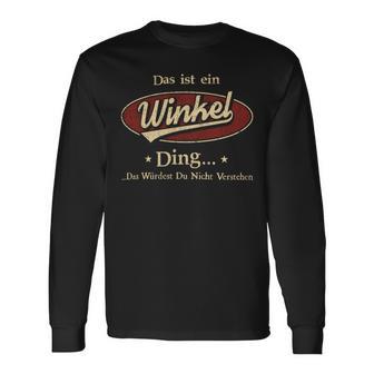 Das Ist Ein Winkel Ding Das Würdest Du Nicht Verstehen Winkel Name Langarmshirts - Geschenkecke