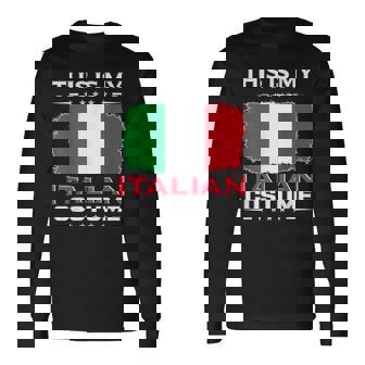 Das Ist Mein Italienisches Kostüm Italy Langarmshirts - Geschenkecke