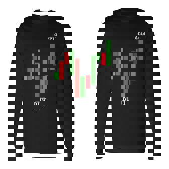 Day Trading Buy Low Sell High Stock Trader Futures Long Sleeve T-Shirt - Monsterry