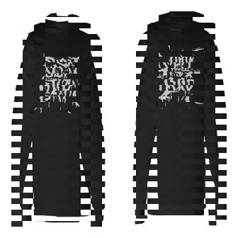 Death Gothic Print Support Your Local Library Style Lovers Long Sleeve T-Shirt - Thegiftio
